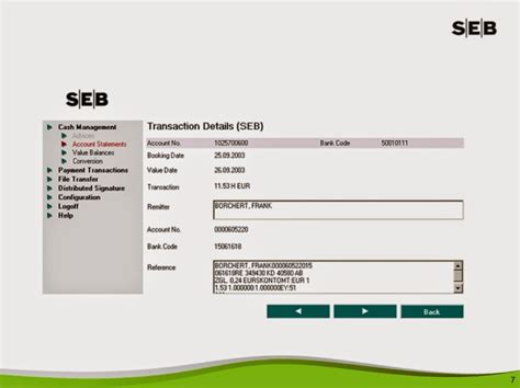 seb internet bank online payment.